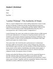  Laskar Pelangi: Renowned Tapestry of Hope and Resilience Woven Amidst Poverty